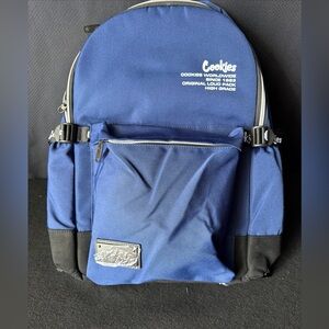 Cookies Off‎ The Grid Smell Proof Navy Backpack NWT